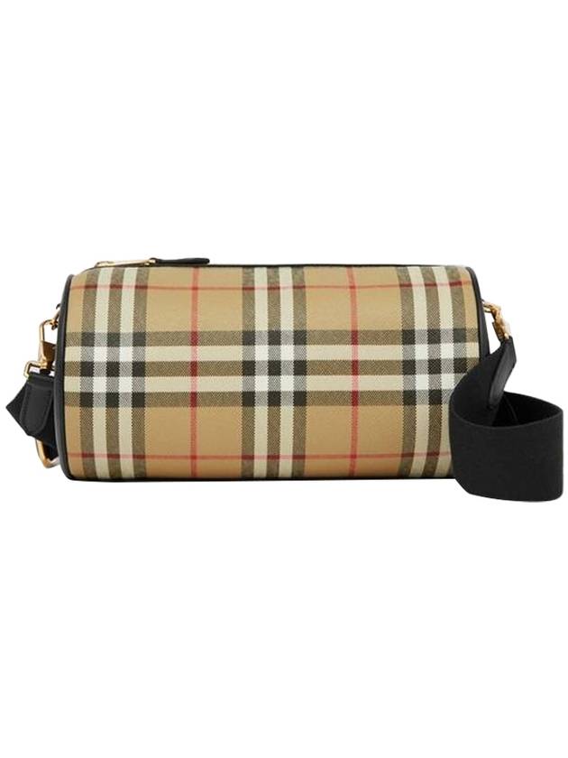 Burberry Vintage Check Barrel Cross Bag Archive Beige Black