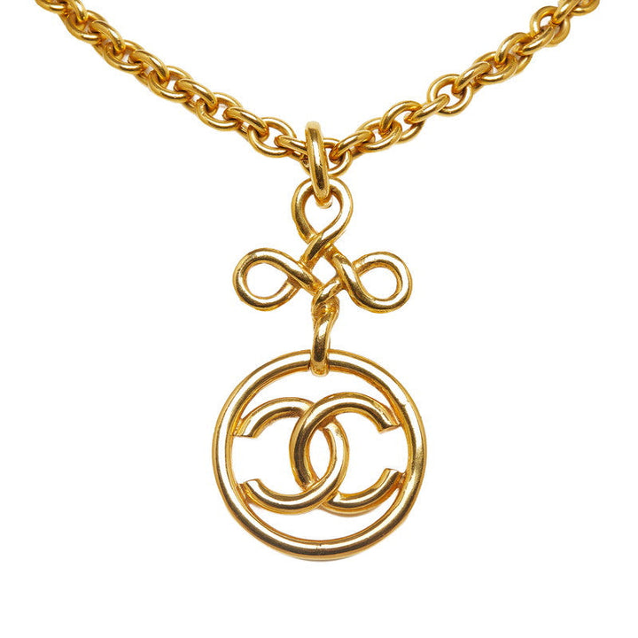 Top Quality Chanel Vintage Cocomark Circle Collar Gold   Chanel