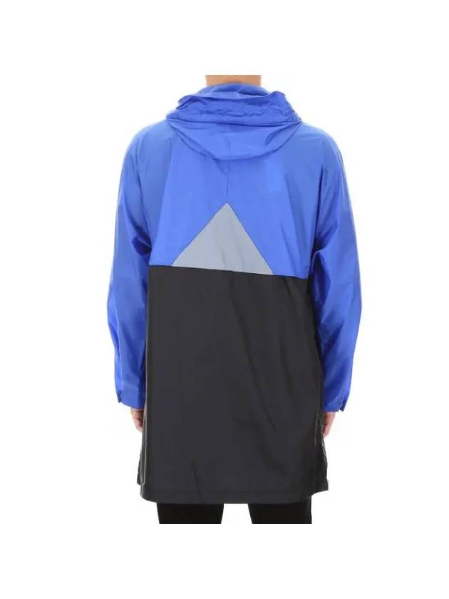 Burberry Three Tone Windbreaker Anorak Blue