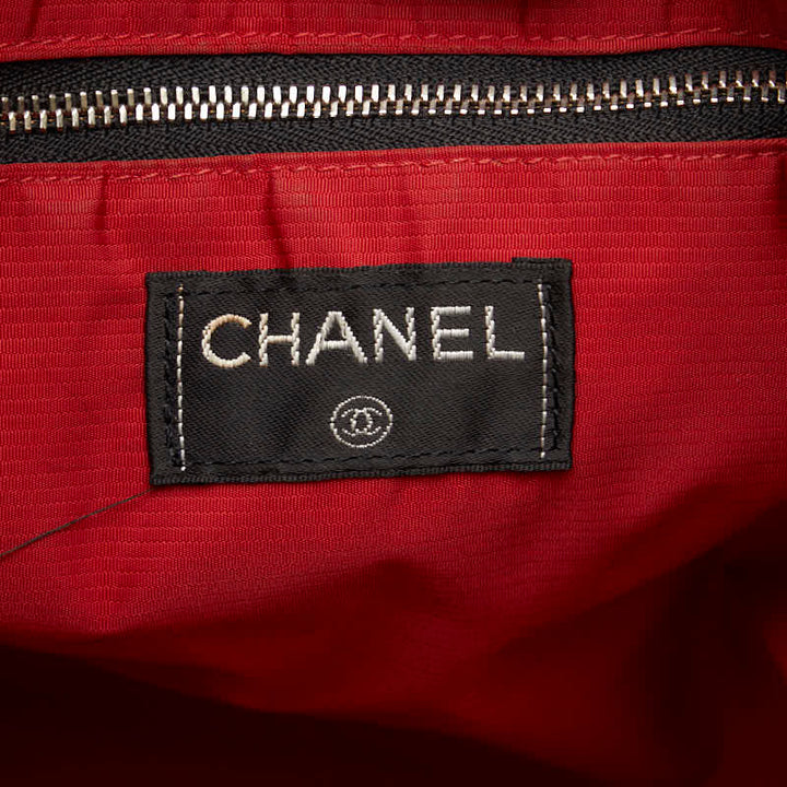 Top Quality Chanel  Travel Line Handbag Tote Bag Black Nylon Canvas  Chanel
