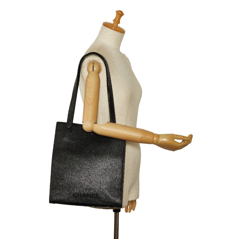 Top Quality Chanel Logo Handbags Handbags Black Leather  Chanel