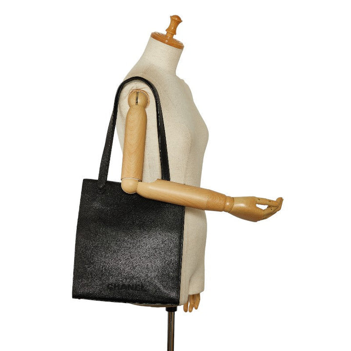 Top Quality Chanel Logo Handbags Handbags Black Leather  Chanel