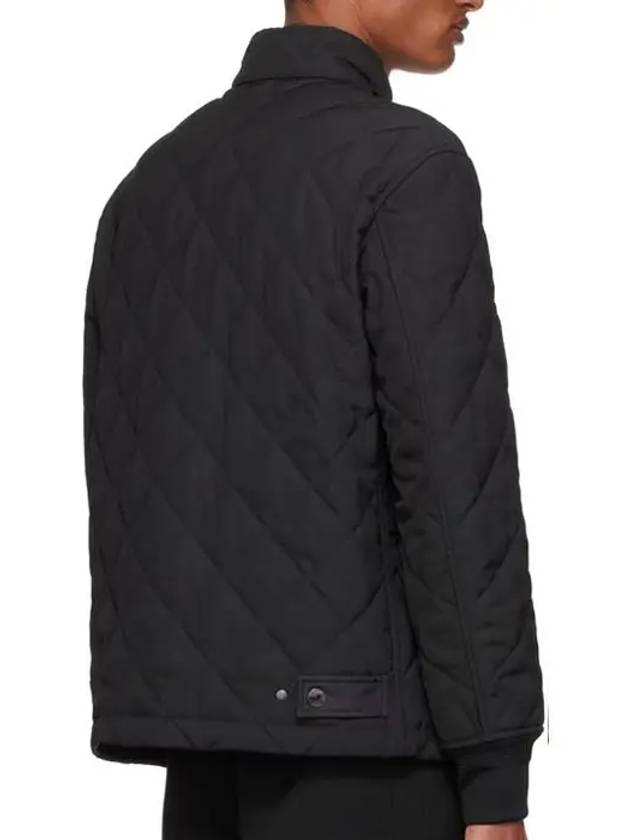 Burberry Diamond Quilted Thermoregulated Jacket Black