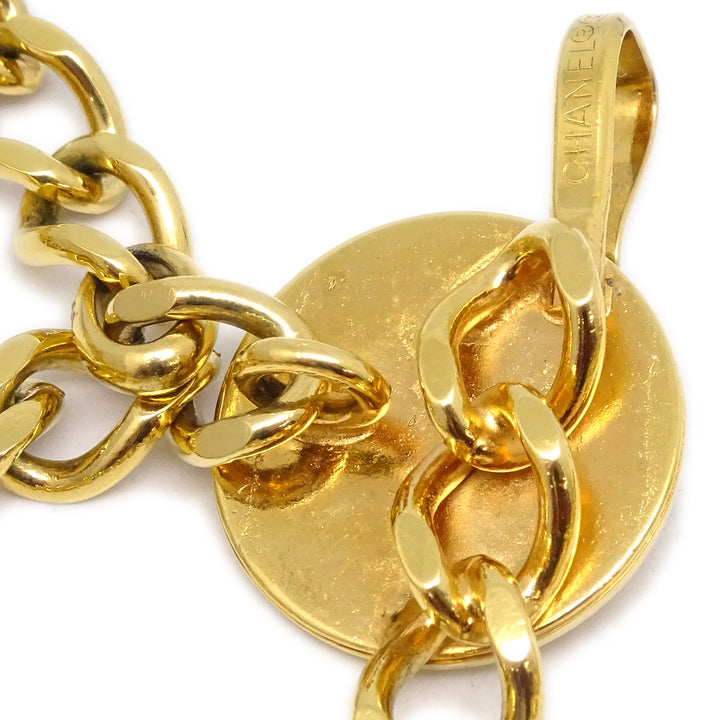 Top Quality Chanel Medallion Chain Belt Gold 1984 Small New