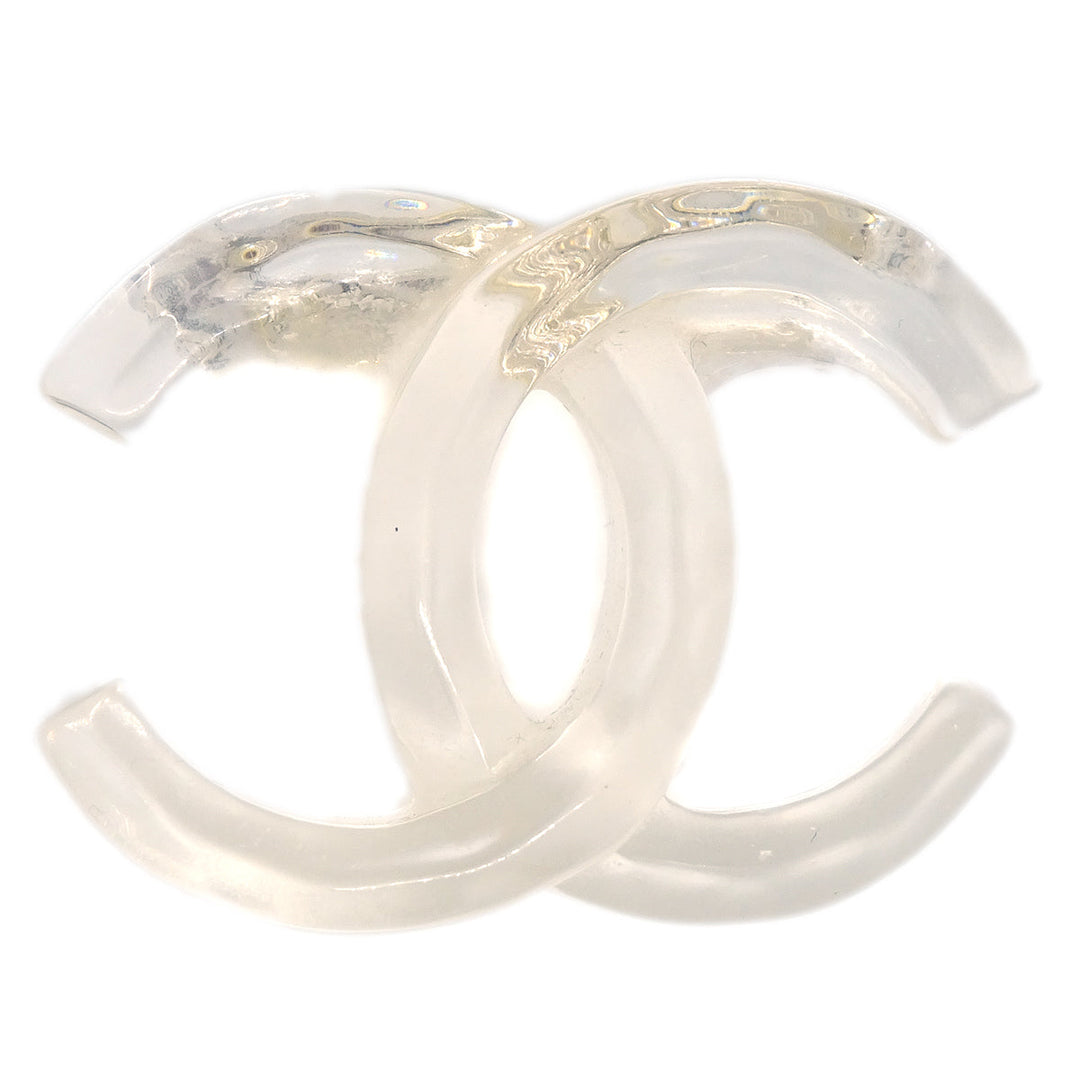 Top Quality Chanel CC Brooch Pin Clear 02P