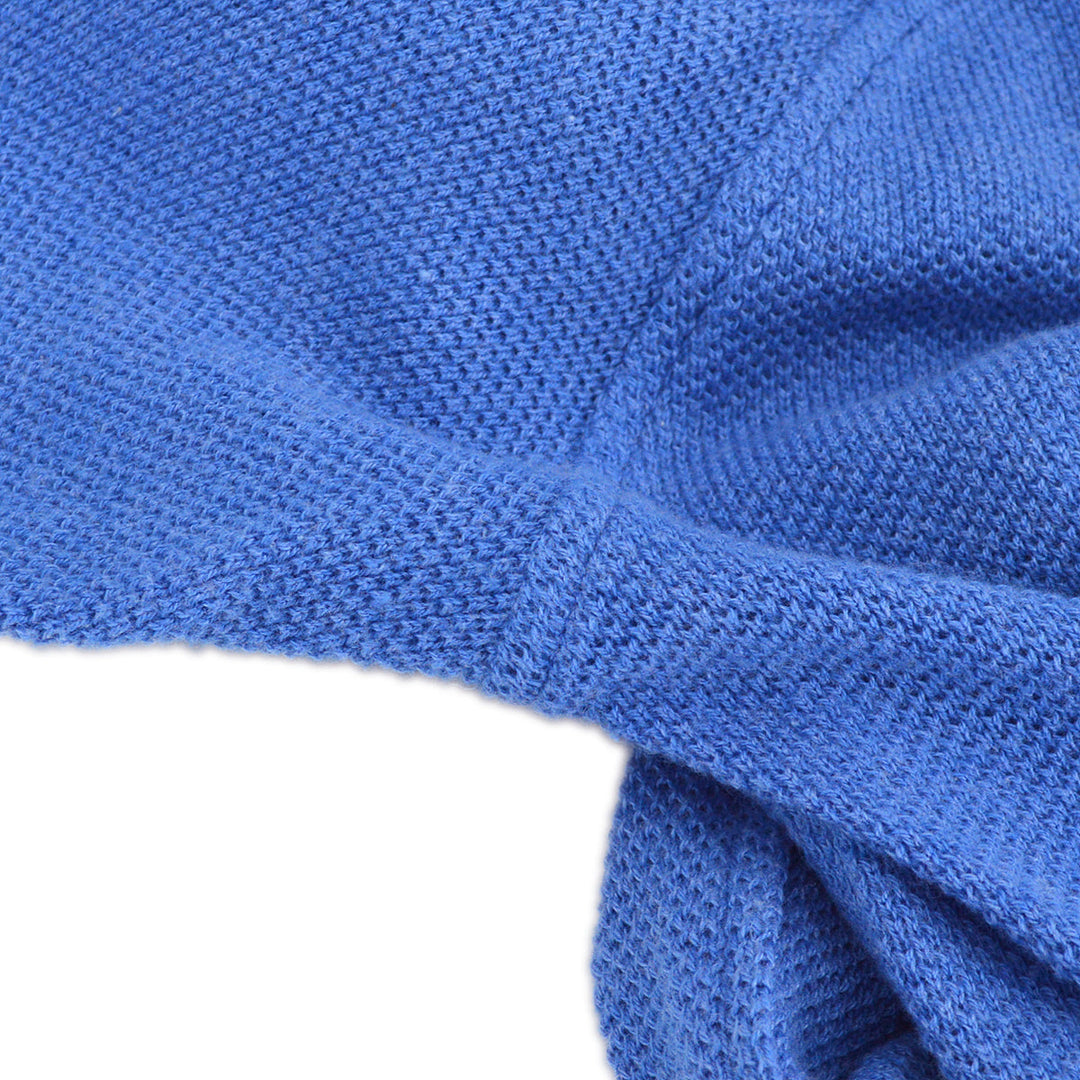 Top Quality Chanel Short Sleeve Knit Tops Shirt Blue 06S #36