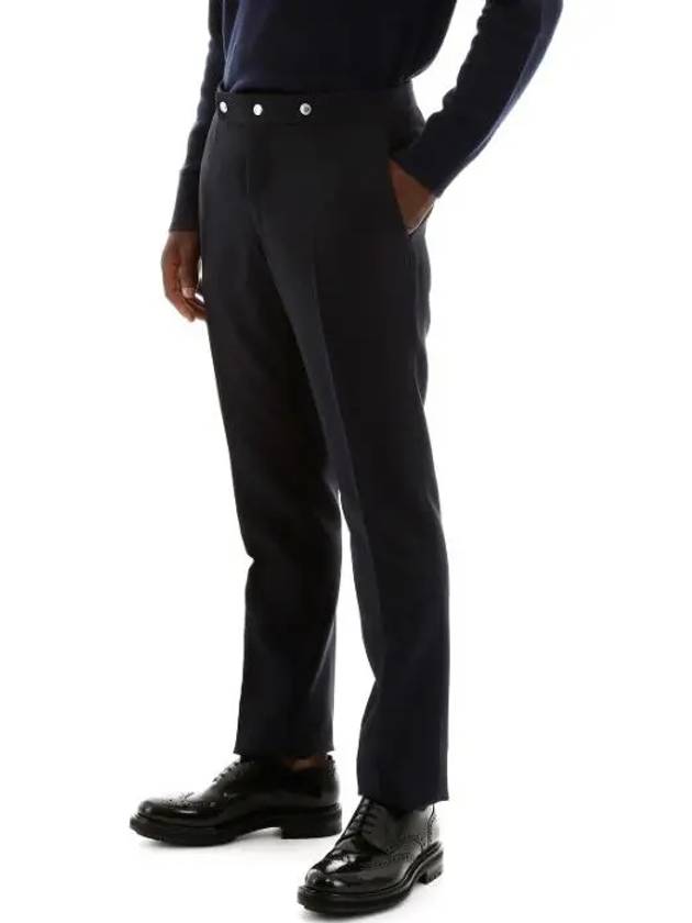 Burberry Triple Stud Classic Fit Straight Pants Black