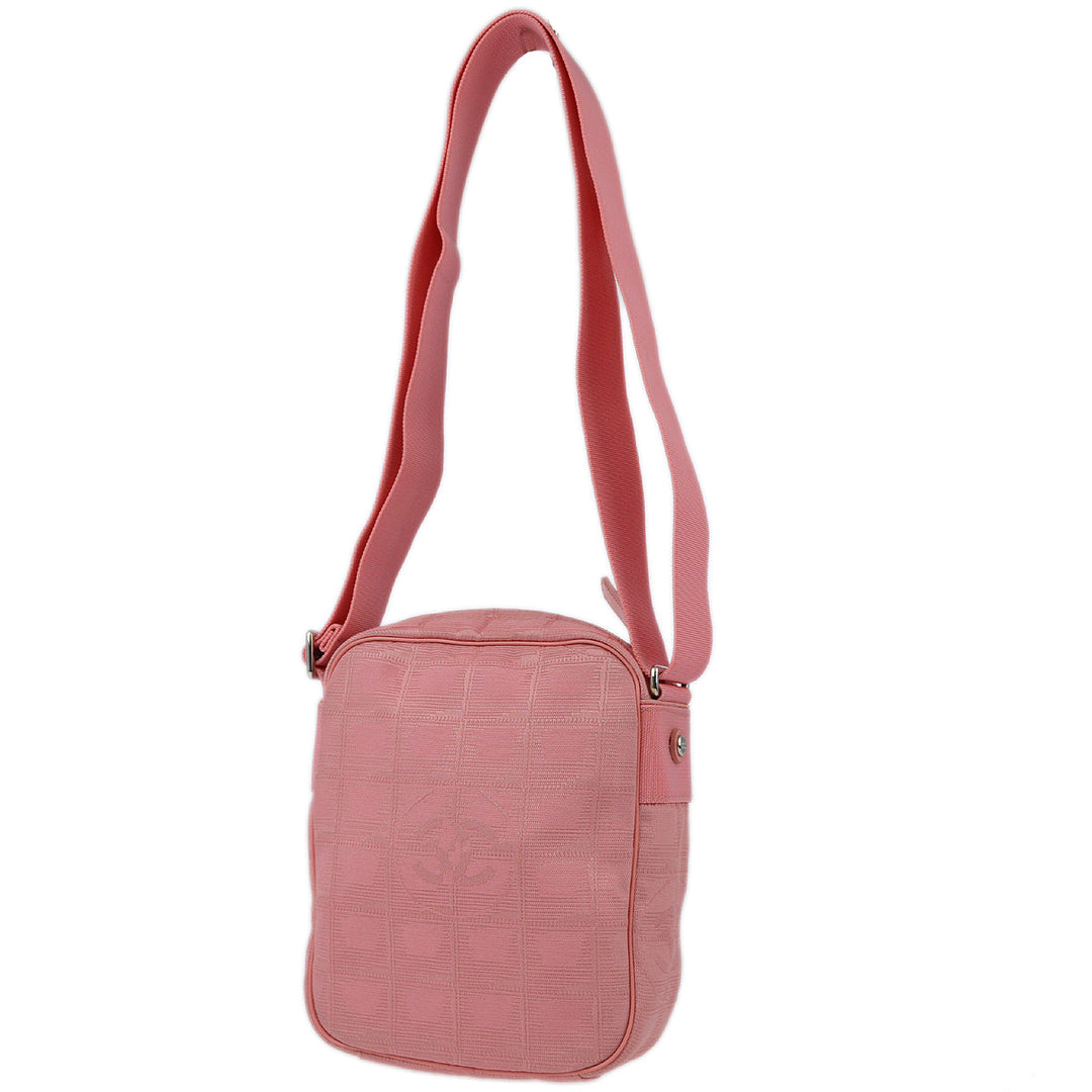 Top Quality Chanel Pink New Travel Line Shoulder Bag