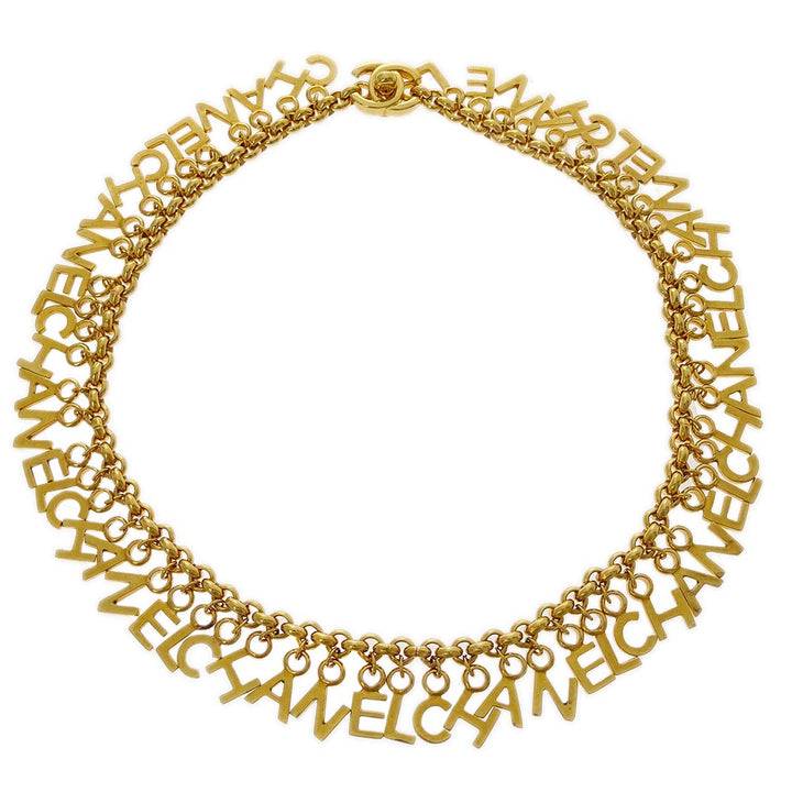 Top Quality Chanel Gold Chain Necklace 96P