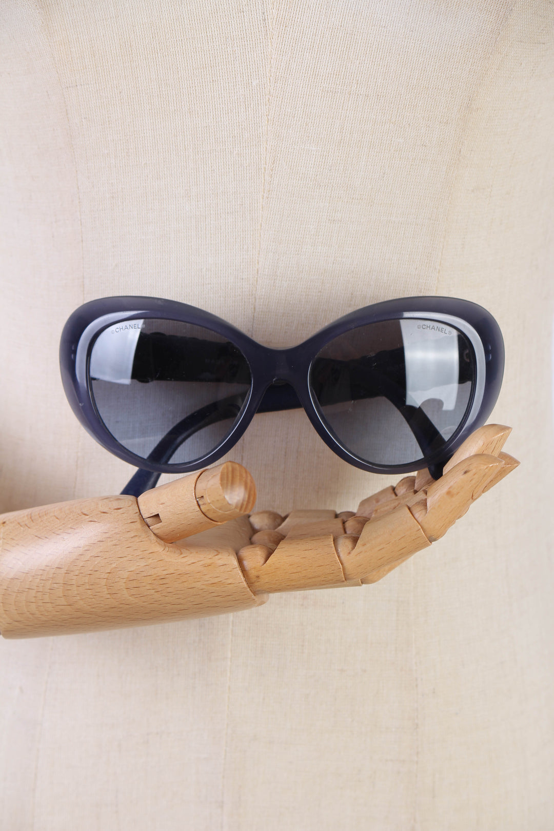 Chanel Camellia Cat Eye Tinted Sunglasses