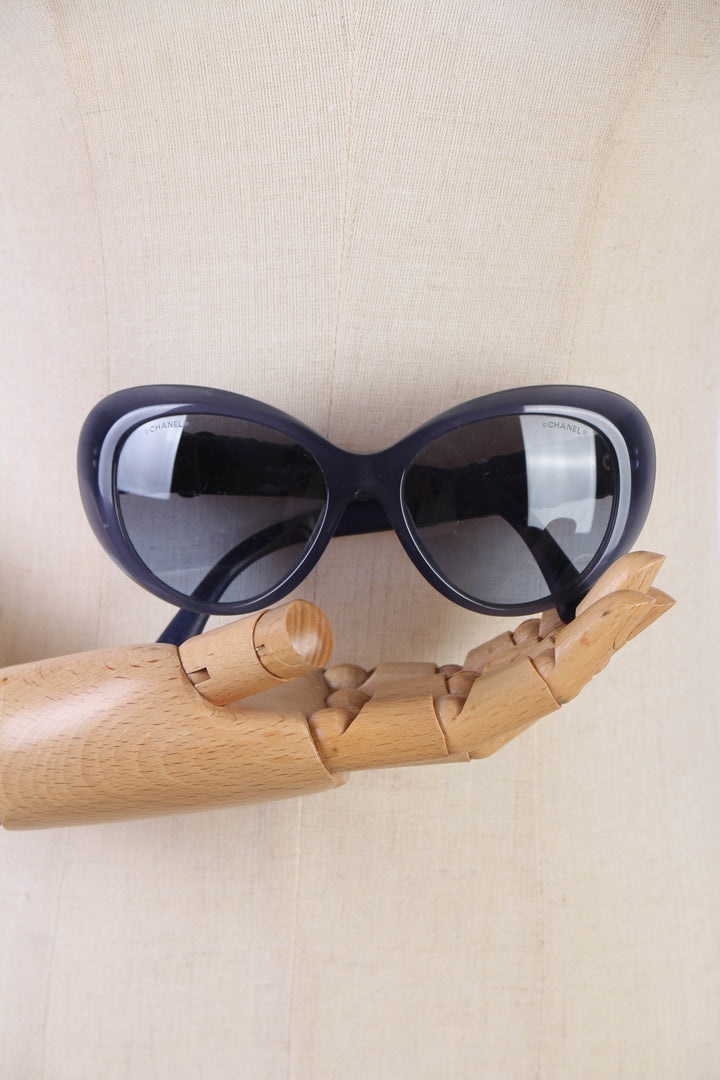 Chanel Camellia Cat Eye Tinted Sunglasses