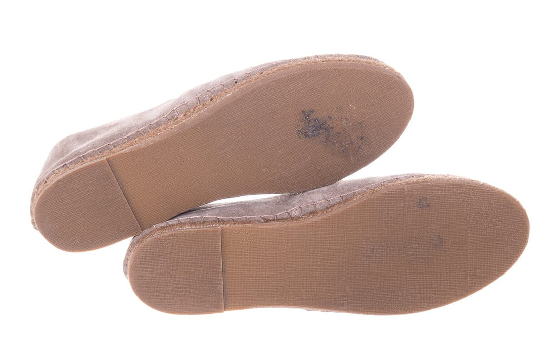 Brunello Cucinelli Taupe Suede Espadrille SZ 40.5