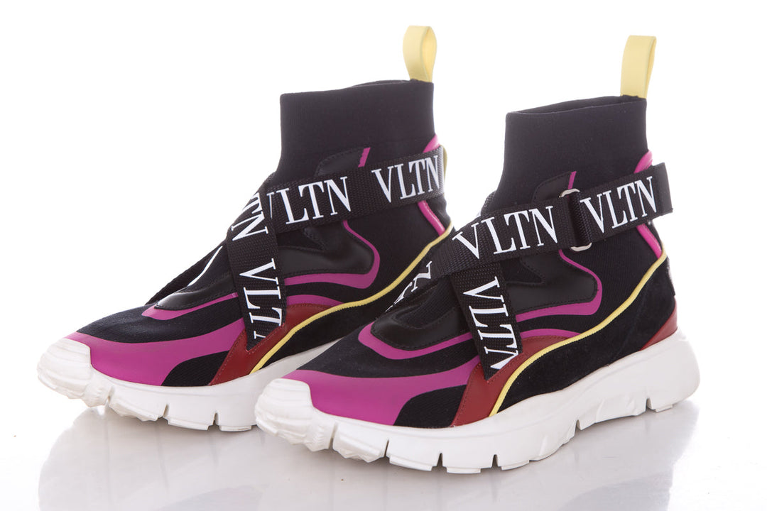 Valentino Garavani Black & Multi Sneaker SZ 40
