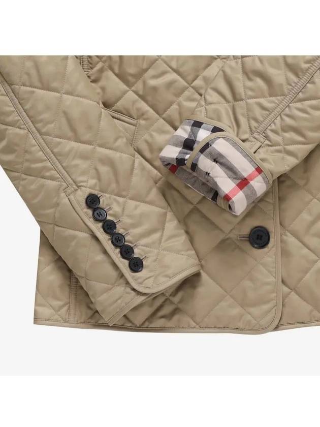 Burberry Frankby Quilted Jacket Beige