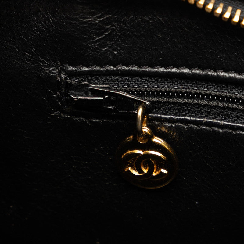 Top Quality Chanel   Cocomark Tooth Bag Handbag Black Caviar   Chanel
