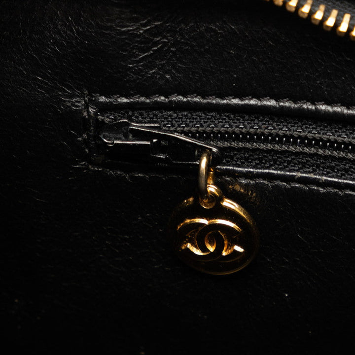 Top Quality Chanel   Cocomark Tooth Bag Handbag Black Caviar   Chanel