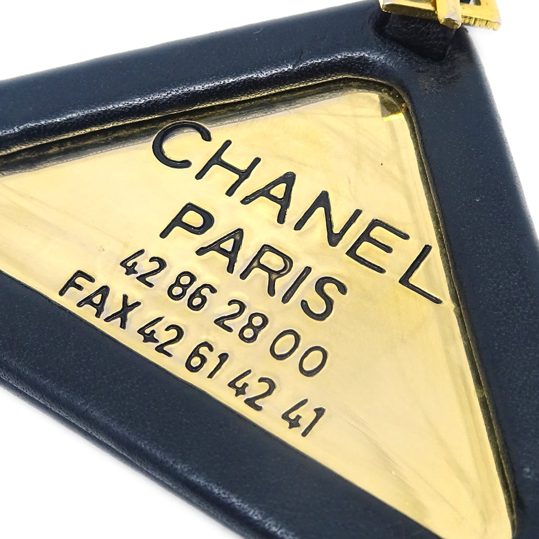 Top Quality Chanel Triangle Key Holder 94P Small New