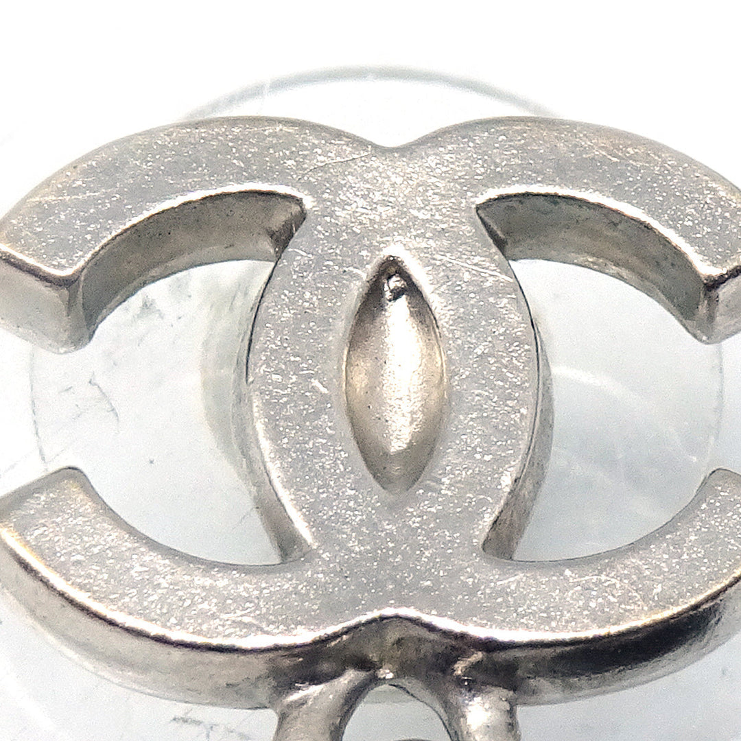 Top Quality Chanel Piercing Dangle Earrings Silver 10A