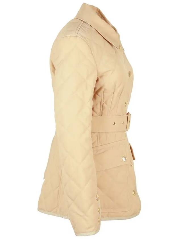 Burberry Diamond Quilt Padding Beige