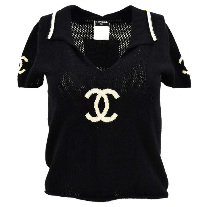 Top Quality Chanel Cruise 2001 CC-print cashmere top #38