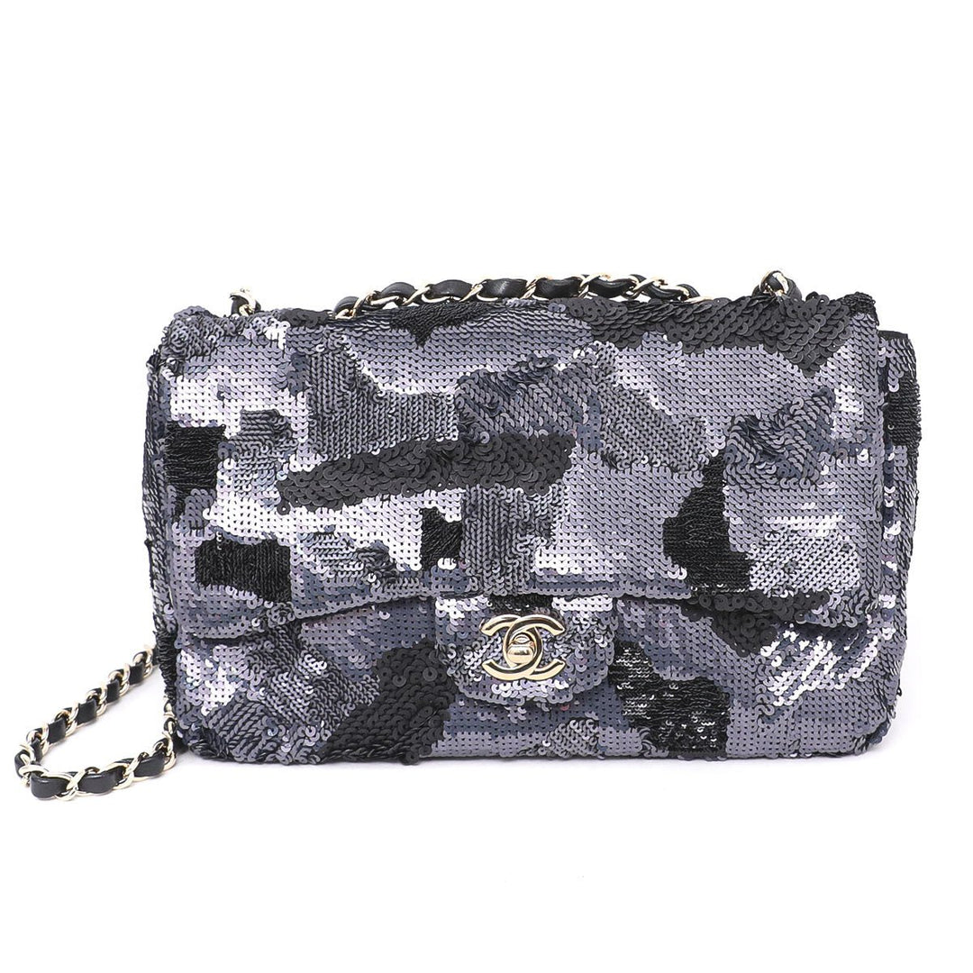 Chanel Bicolor Multi Sequins Flap Bag