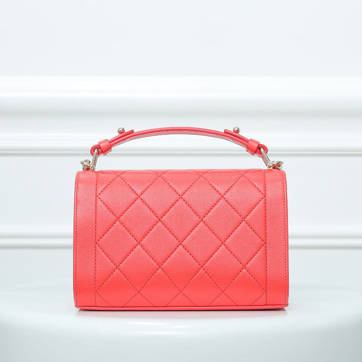 Chanel Coral Label Click Flap Small Bag