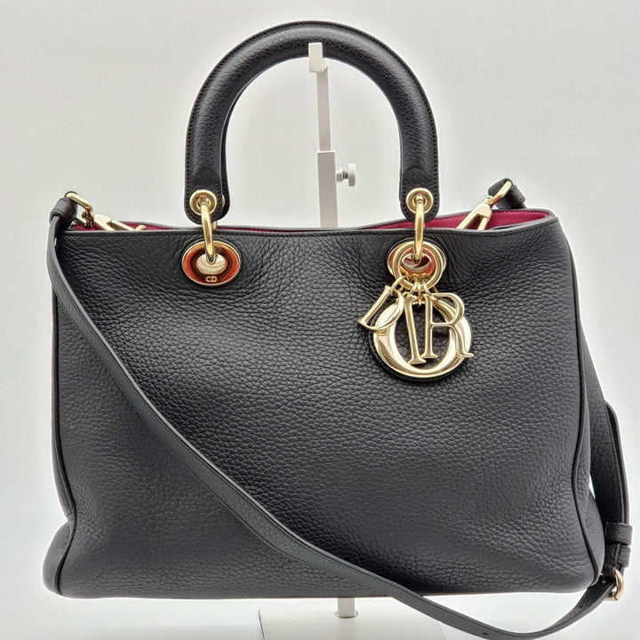 Christian Top quality Dior Top quality Diorissomo Black Handbag & Shoulder Bag