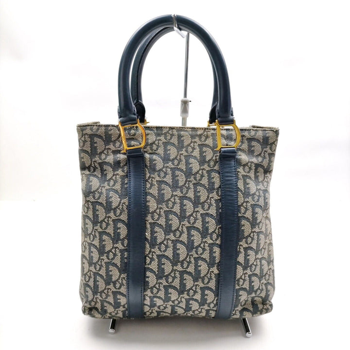 Christian Top quality Dior  Navy Blue Canvas Hand Bag