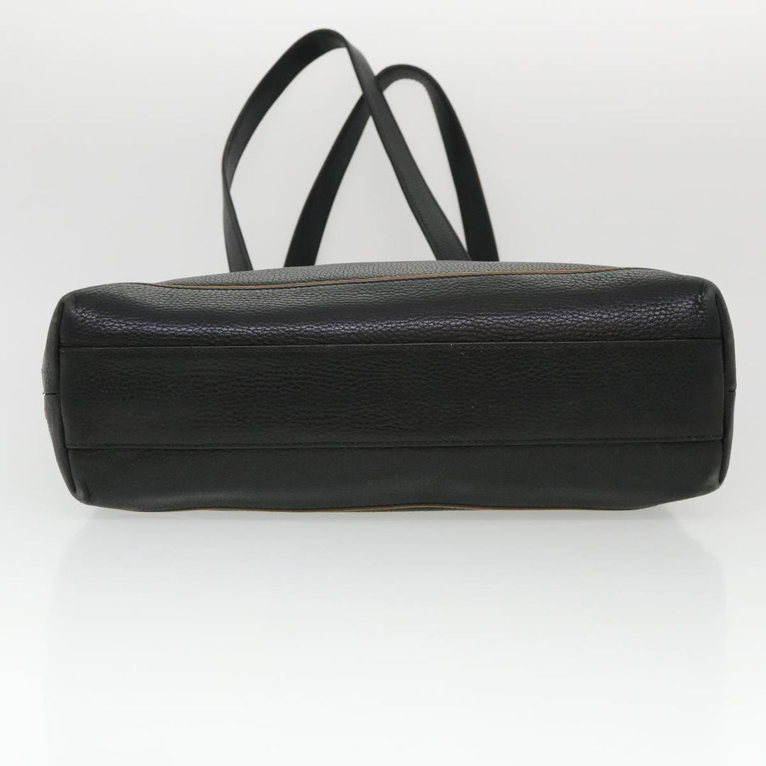 Celine Tote Bag Leather Black  cl472