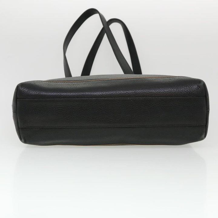 Celine Tote Bag Leather Black  cl472