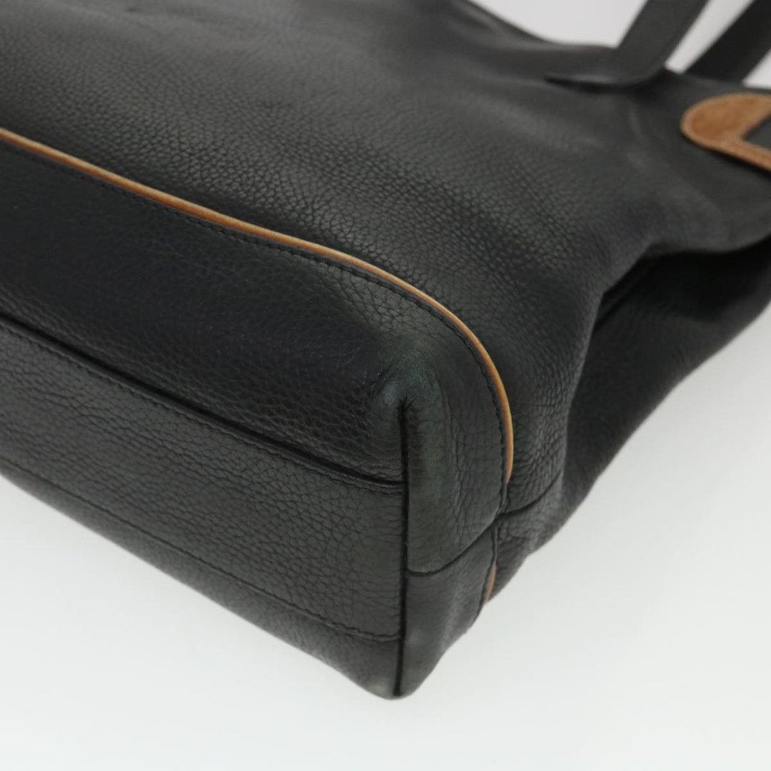 Celine Tote Bag Leather Black  cl472