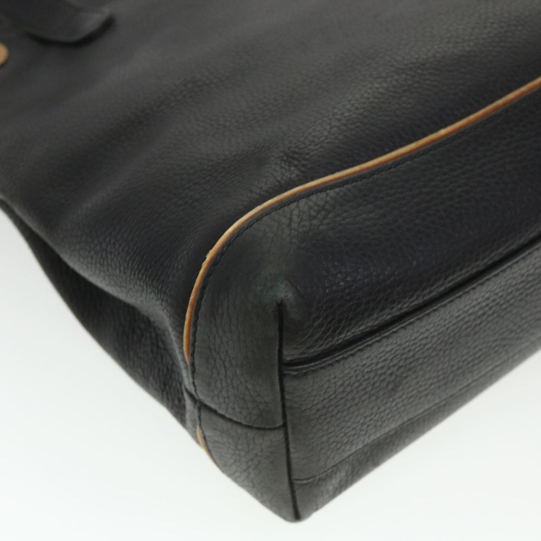 Celine Tote Bag Leather Black  cl472
