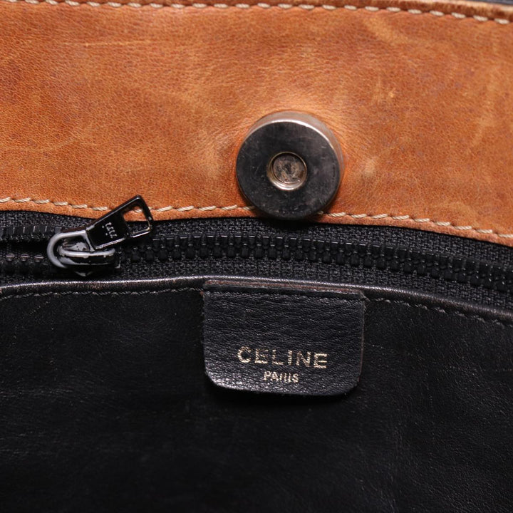 Celine Tote Bag Leather Black  cl472