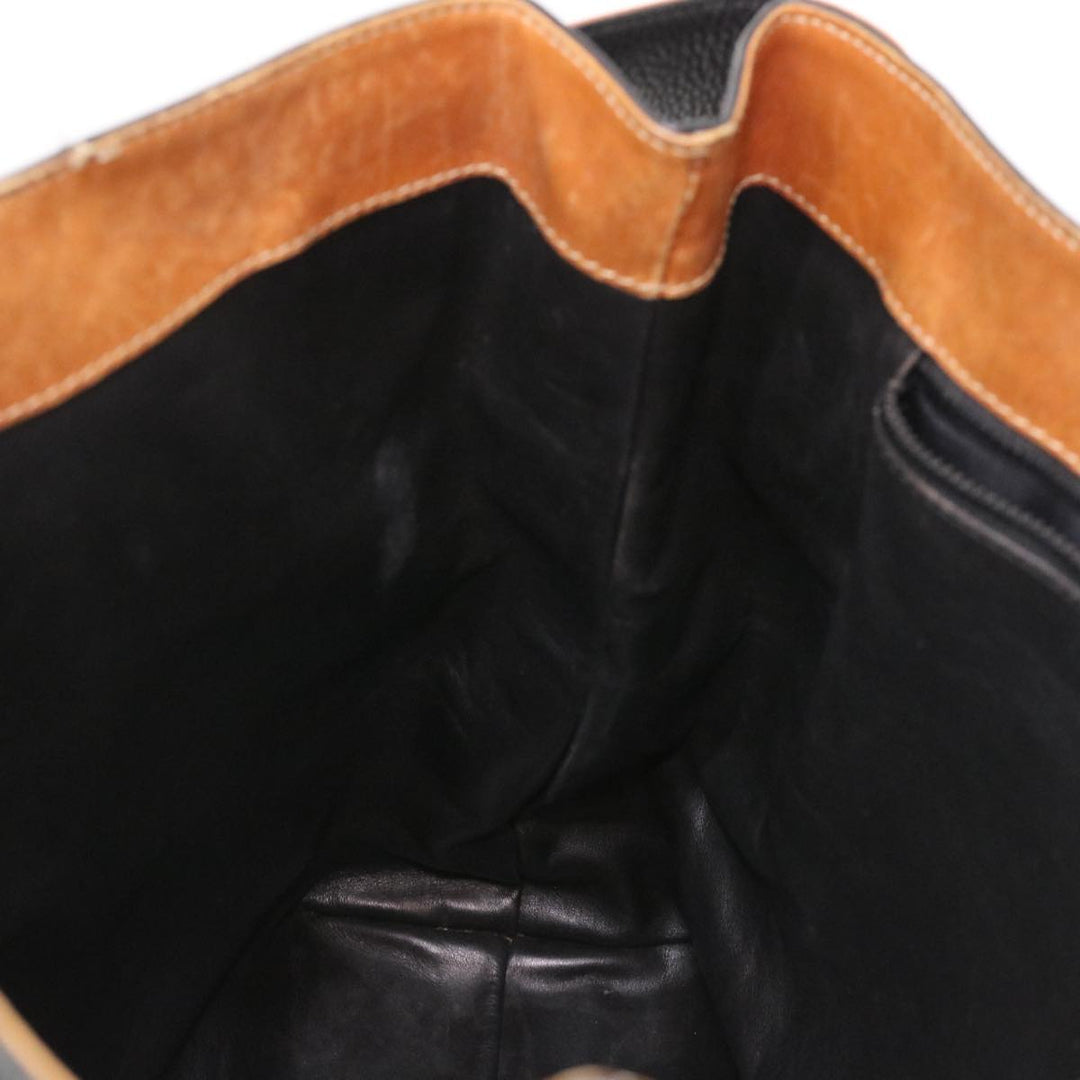 Celine Tote Bag Leather Black  cl472