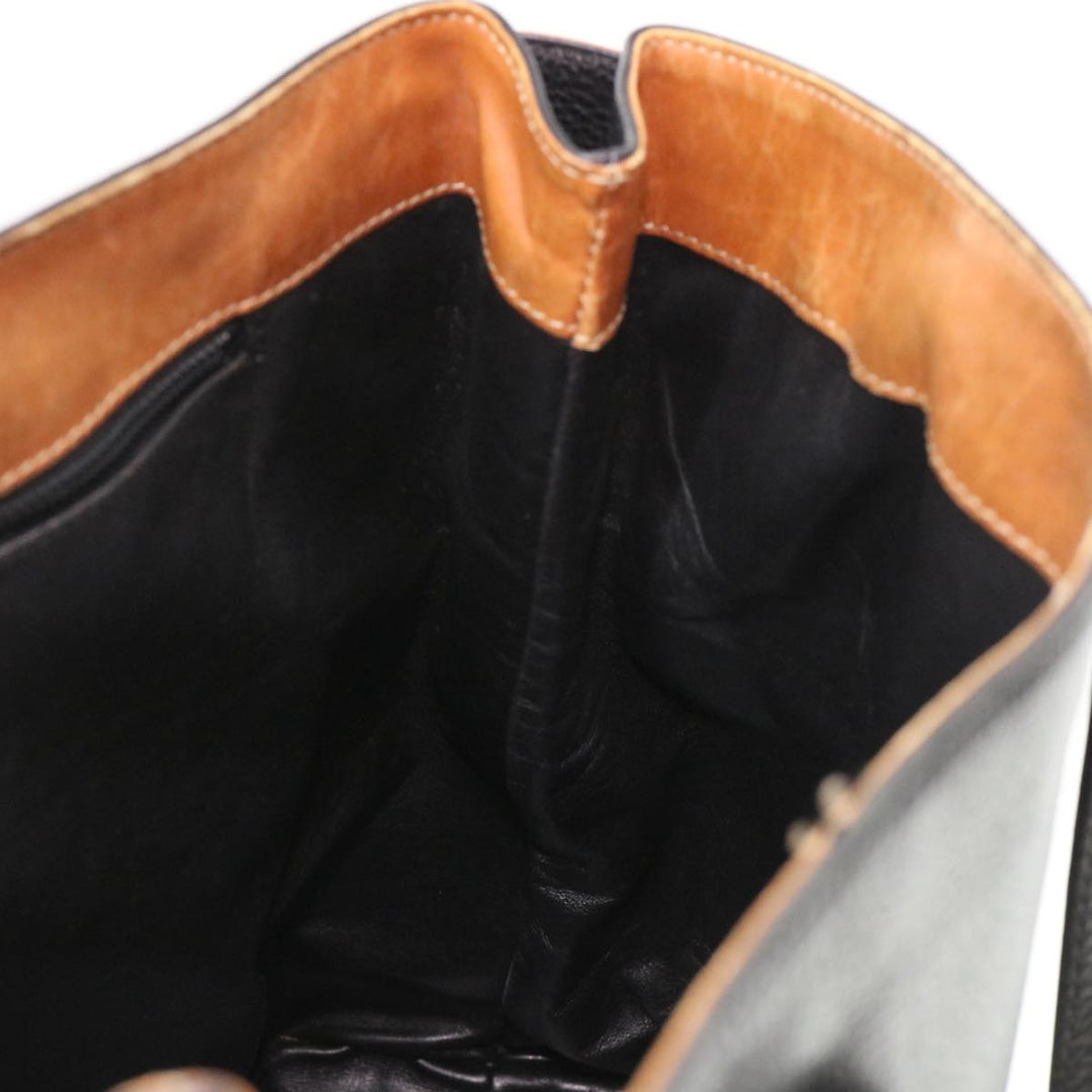 Celine Tote Bag Leather Black  cl472