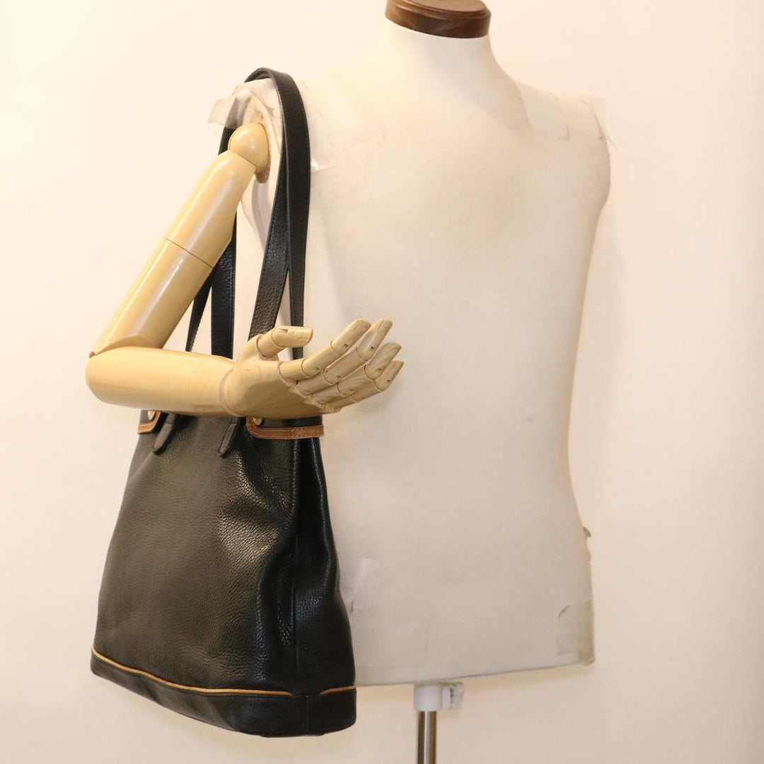 Celine Tote Bag Leather Black  cl472