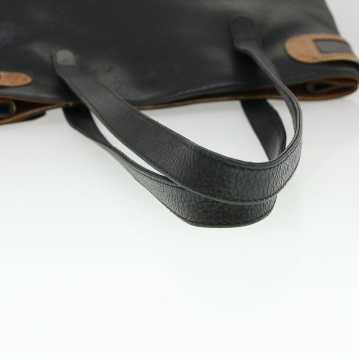 Celine Tote Bag Leather Black  cl472