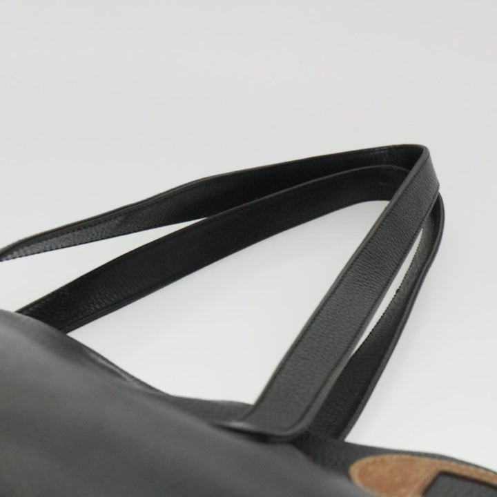 Celine Tote Bag Leather Black  cl472
