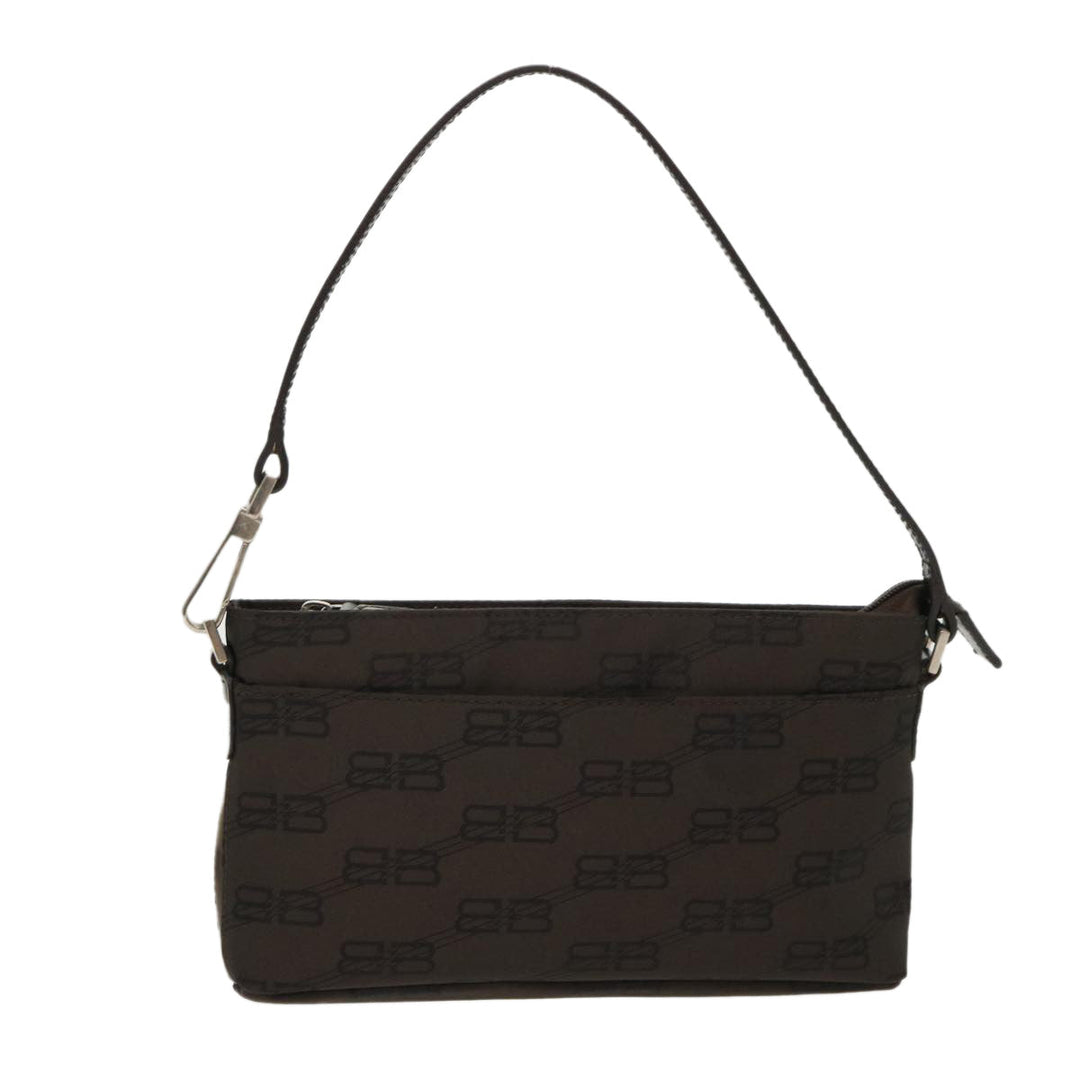 Top Quality Balenciaga Accessory Pouch Nylon Brown Auth cl625