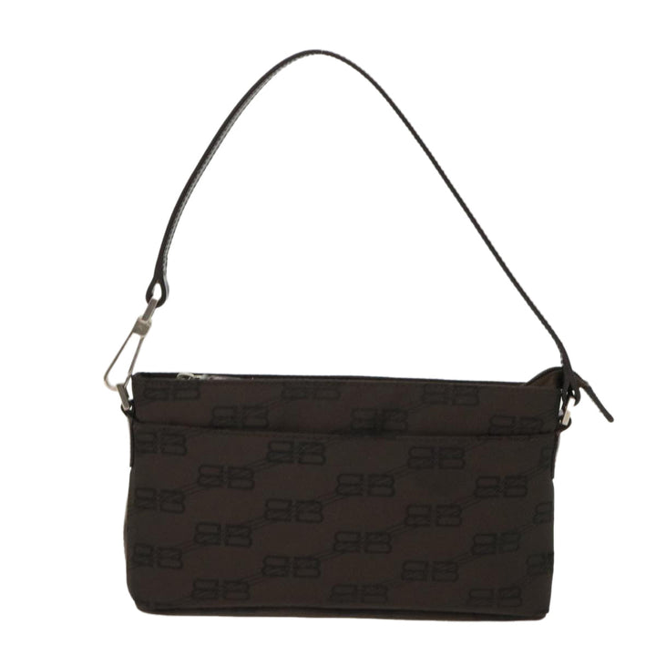 Top Quality Balenciaga Accessory Pouch Nylon Brown Auth cl625
