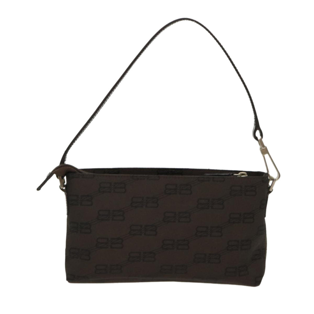 Top Quality Balenciaga Accessory Pouch Nylon Brown Auth cl625