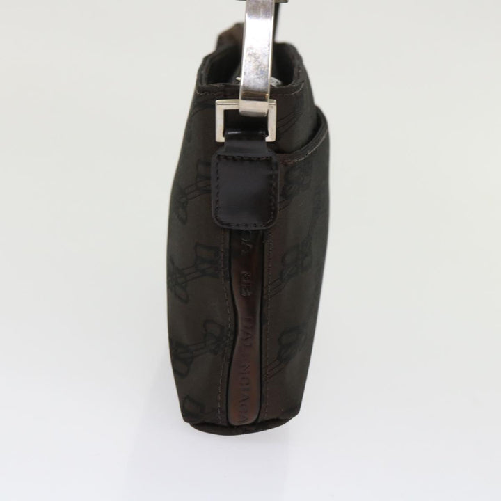 Top Quality Balenciaga Accessory Pouch Nylon Brown Auth cl625