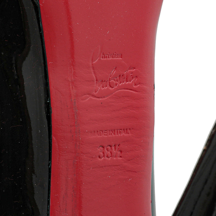 Christian Louboutin Black Altadama 140 Pumps 38.5
