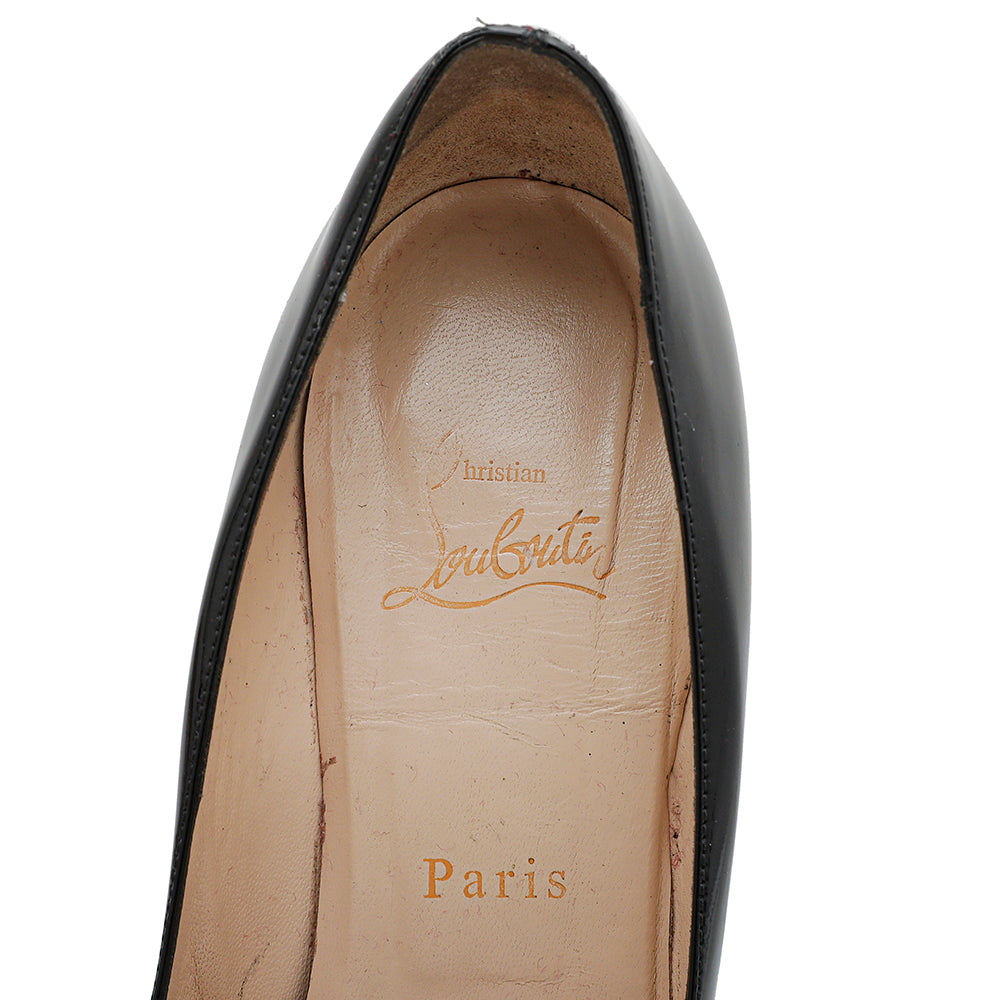 Christian Louboutin Black Altadama 140 Pumps 38.5