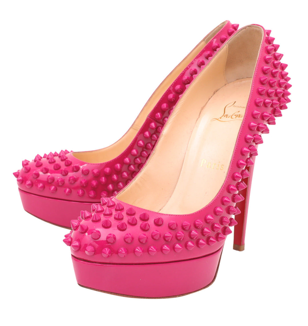 Christian Louboutin Pink Alti Spike Pump 38