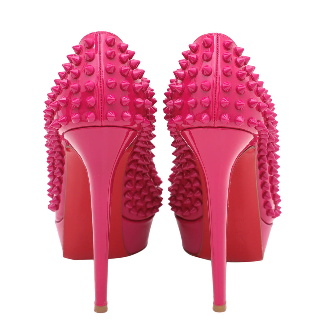 Christian Louboutin Pink Alti Spike Pump 38