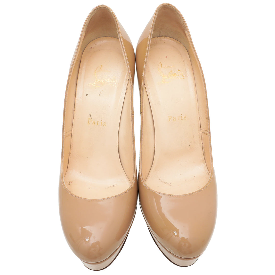 Christian Louboutin Nude Bianca 140 Pumps 39