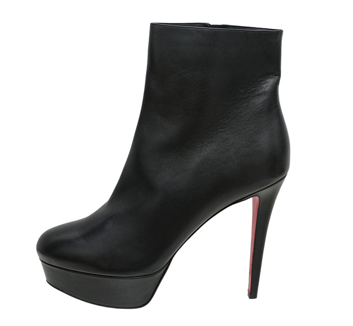 Christian Louboutin Black Bianca Booty 120mm Ankle Boot 41