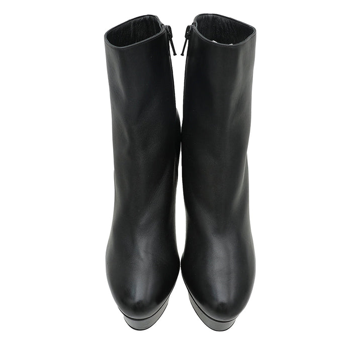 Christian Louboutin Black Bianca Booty 120mm Ankle Boot 41