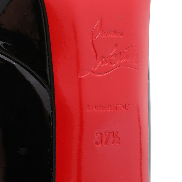 Christian Louboutin Black Bianca Platform Pumps 37.5